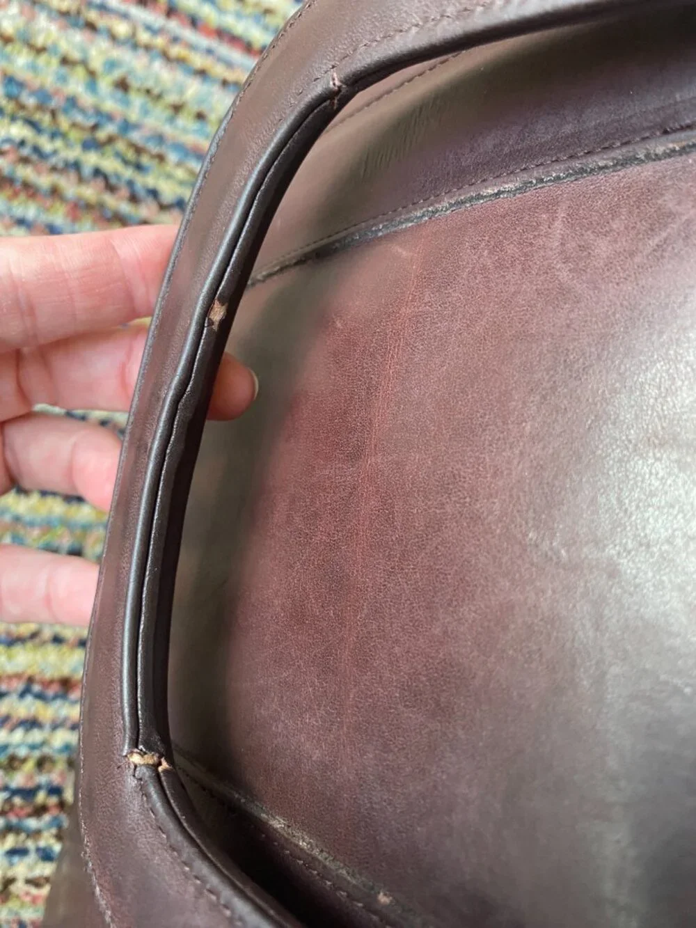Vintage NYC Era Burgundy Coach (1985 Winter Catalog) Briefcase Attache Bag - Picture 14 of 15